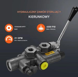 Virax Pompa hydrauliczna do łuparki 2-stopniowa 60 l/min 3600 RPM do drewna 5