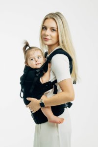Wózek LennyLamb Nosidełko regulowane - LennyUpGrade Pro: Mała Jodełka Czarny Heban Regulowane 8