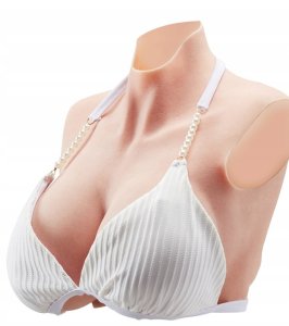 Party Deco Silikonowe sztuczne piersi K cup wysoki dekolt realistyczne cosplay (18208120115) 5