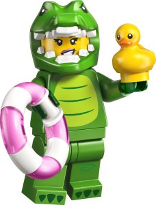 Figurka LEGO 71051 - Minifigures - Seria 28 Zwierzęta KOSTIUM KROKODYLA 2