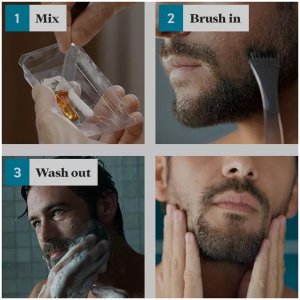 Delia Just For Man Mustache & Beard Żel koloryzujący Do Brody i Wąsów 28g Light Medium Brown (M-30) 3