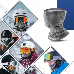 Freenord Komin narciarski Qunature 11230014001 bandana sportowa rozmiar uniwersalny - szary 4