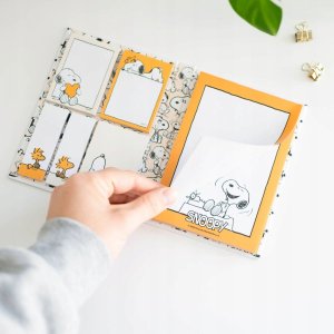 Snoopy Snoopy - Notatnik samoprzylepny A6 z kolekcji Lazy Days 3