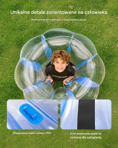 JOHN GMBH Dmuchańce bumper ball 1,2 m kula PVC nadmuchiwana zabawka plenerowa 6