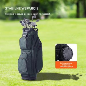Vevor Torba Golfowa na Kije Organizer na Wózek Golfowy 11 Kieszeni 3