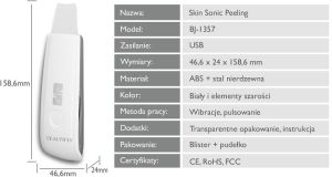 Beautifly Urządzenie do peelingu kawitacyjnego (BJ-1357) 7