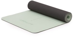 Actiget Mata do jogi, ćwiczeń fitness 183x61 cm antypoślizgowa, materac do stretchingu miętowy Uniwersalny 12