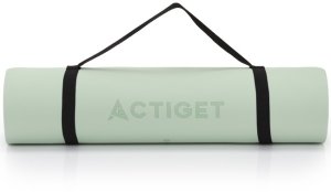 Actiget Mata do jogi, ćwiczeń fitness 183x61 cm antypoślizgowa, materac do stretchingu miętowy Uniwersalny 19
