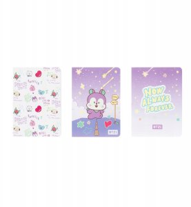 DKD Home Decor BT21 - Zestaw zeszytów A6 MANG (3 sztuki) 2
