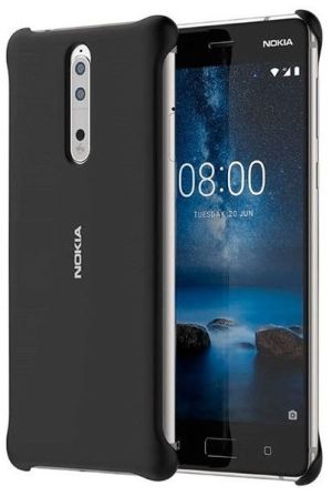 Nokia CC-801 Soft Touch Case do Nokia 8, Czarna (1A21PR400VA) 1