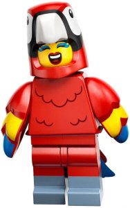 Figurka LEGO 71051 - LEGO Minifigures - Seria 28  Zwierzęta - KOSTIUM PAPUGI 3
