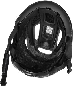 Kiddimoto Kask pełno twarzowa Nils Extreme MTW101 czarny lekki regulowane dopasowanie 12