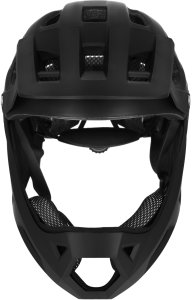 Kiddimoto Kask pełno twarzowa Nils Extreme MTW101 czarny lekki regulowane dopasowanie 10