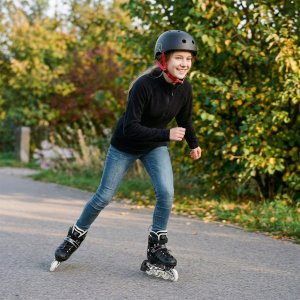 Kiddimoto Kask Nils Extreme MTW001 Czarny Lekki Ochronny 3