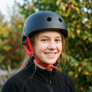 Kiddimoto Kask Nils Extreme MTW001 Czarny Lekki Ochronny 6