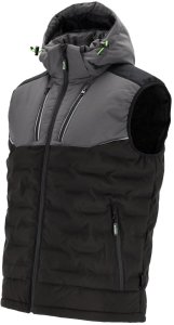 Stalco KAMIZELKA MĘSKA OCIEPLANA MEMBRANA WZMOCNIENIE CORDURA ODPINANY WIELE KIESZENI ODBLASKI LOGAN V STALCO - czarny M 3