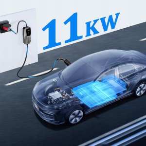 Ładowarka EV+ Mobilna Stacja Ładowania 11kW Typ 2 Wtyk CEE 5-pin 10m 6-16A EV/PHEV 3