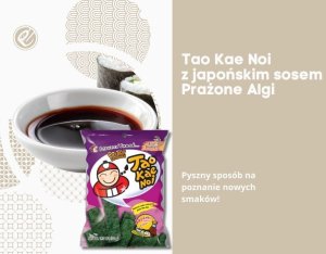 Tao Kae Noi Crispy Seaweed z japońskim sosem sojowym nori 32g 3