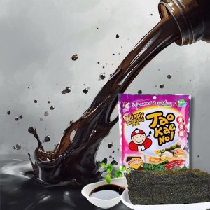 Tao Kae Noi Crispy Seaweed z japońskim sosem sojowym nori 32g 4