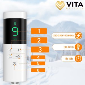 Vita Vitale Ogrzewacz stóp elektryczny but Vita Vitale BE132 Grzejący ocieplacz 5
