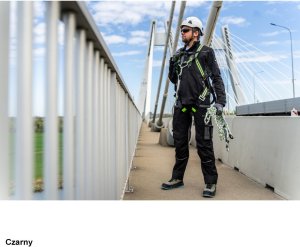 Stalco Męska bluza robocza elastyczna wiatroszczelna dodatki odblaskowe 3M Scotchlite budownictwo serwis montaż oliwkowa czarna STRETCH LINE - oliwkowy XL 18