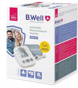 Ciśnieniomierz Hi-Tech Medical CIŚNIENIOMIERZ NARAMIENNY AUTOMATYCZNY ARYTMIA DUŻY MANKIET PRO-25 B.WELL 11