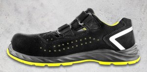 VM Footwear Sandały ochronne VM FOOTWEAR Edmonton 2275-S1PL ESD, rozm. 45, czarno-żółte 3