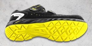 VM Footwear Sandały ochronne VM FOOTWEAR Edmonton 2275-S1PL ESD, rozm. 45, czarno-żółte 4