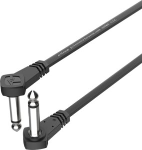 Roxtone ROXTONE FPJJ100L0001 kabel audio 0,1m 2x wtyk jack 6,3mm mono kątowy 2