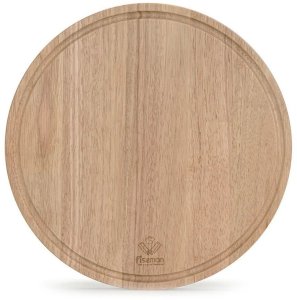 Deska do krojenia Fissman Deska do krojenia okrągła 35cm, drewno kauczukowe 2