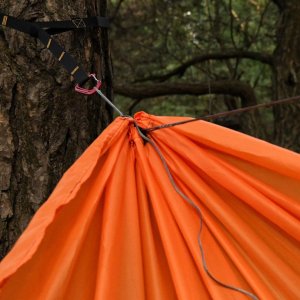 Springos Hamak TigerWood ultra lekki Sky Version pomarańczowy 4
