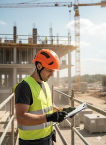 Consorte Kask Roboczy Hełm Paladin Do Pracy Na Wysokości  Zamykana Wentylacja Zółty Consorte Paladinzolty 9310016801609 8