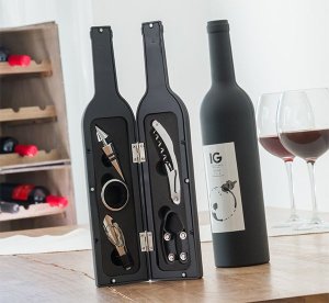 InnovaGoods Bottle Wine Set InnovaGoods 5 Pieces 2