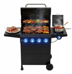 LTC LTC BBQ, Grill gazowy, 5 palników, miejsce na butlę, czarny 2