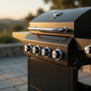 LTC LTC BBQ, Grill gazowy, 5 palników, miejsce na butlę, czarny 9