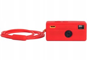 Pokrowiec LoveInstant Futerał Etui Pokrowiec Case Osłona Silikon Do Kodak Charmera Smycz / Czerwony 5