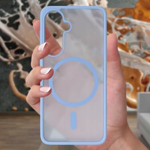 krainaGSM Etui Magnetyczne Matowe Do Samsung A36 | A37 5G |Do Magsafe Trwałe + Szkło 9