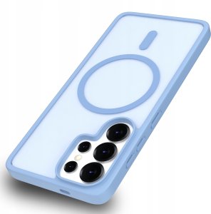 krainaGSM Etui Magnetyczne Matowe Do Samsung S25 Ultra |Do Magsafe Trwałe + Szkło 2