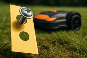 YIVO Noże ostrza tytan do kosiarek robota koszącego WORX PARKSIDE LIDL EINHELL NAC LANDXCAPE SCHEPPACH 9SZT 3