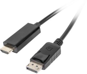 Kabel Lanberg DisplayPort - HDMI 5m czarny (CA-DPHD-10CC-0050-BK) 1