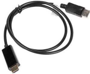 Kabel Lanberg DisplayPort - HDMI 1m czarny (CA-DPHD-10CC-0010-BK) 3