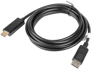Kabel Lanberg DisplayPort - HDMI 3m czarny (CA-DPHD-10CC-0030-BK) 3