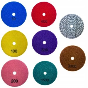 Stabilus ZESTAW DO POLEROWANIA KAMIENIA 8w1; 100mm + TRZPIEŃ 4