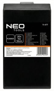 Neo Gumowy klin pod koło z uchwytem 6