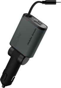 Ładowarka Mobile Origin 3in1 50W Car Charger CA27 - USB-C + USB-A, USB-C Cable (MO-CCH-CA27) 3