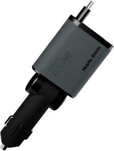 Ładowarka Mobile Origin 3in1 50W Car Charger CA27 - USB-C + USB-A, USB-C Cable (MO-CCH-CA27) 4