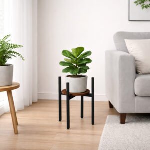 Springos KWIETNIK STOJĄCY PODŁOGOWY METAL STOJAK NA KWIATY DONICZKI LOFT 1 PÓŁKA 3