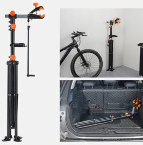 Elletro STOJAK SERWISOWY NA ROWER DO ROWERU UCHWYT 30KG WIESZAK ROWEROWY REGULOWANY 2