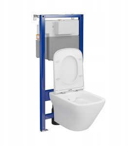 Zestaw kompaktowy WC Cersanit C23 AQUA 50 PNEU QF MZ LARGA SQUARE CO DUR WO ŁW 2