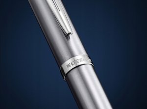 Waterman WATERMAN pióro wieczne IMPRESSION Stainless SteelCT M niebieski pudełko prezentowe 6